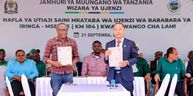 Tanzania Signs $142.5 Billion Contract for Iringa-Msembe Road Construction