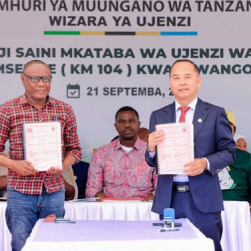 Tanzania Signs $142.5 Billion Contract for Iringa-Msembe Road Construction