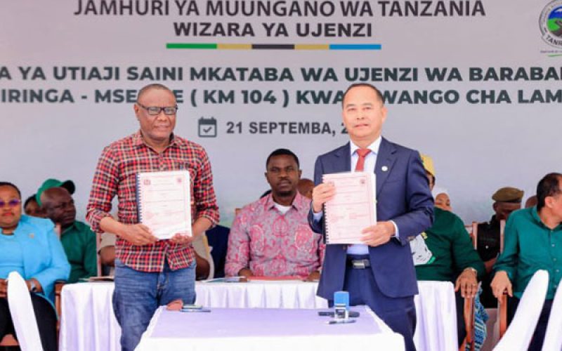 Tanzania Signs $142.5 Billion Contract for Iringa-Msembe Road Construction